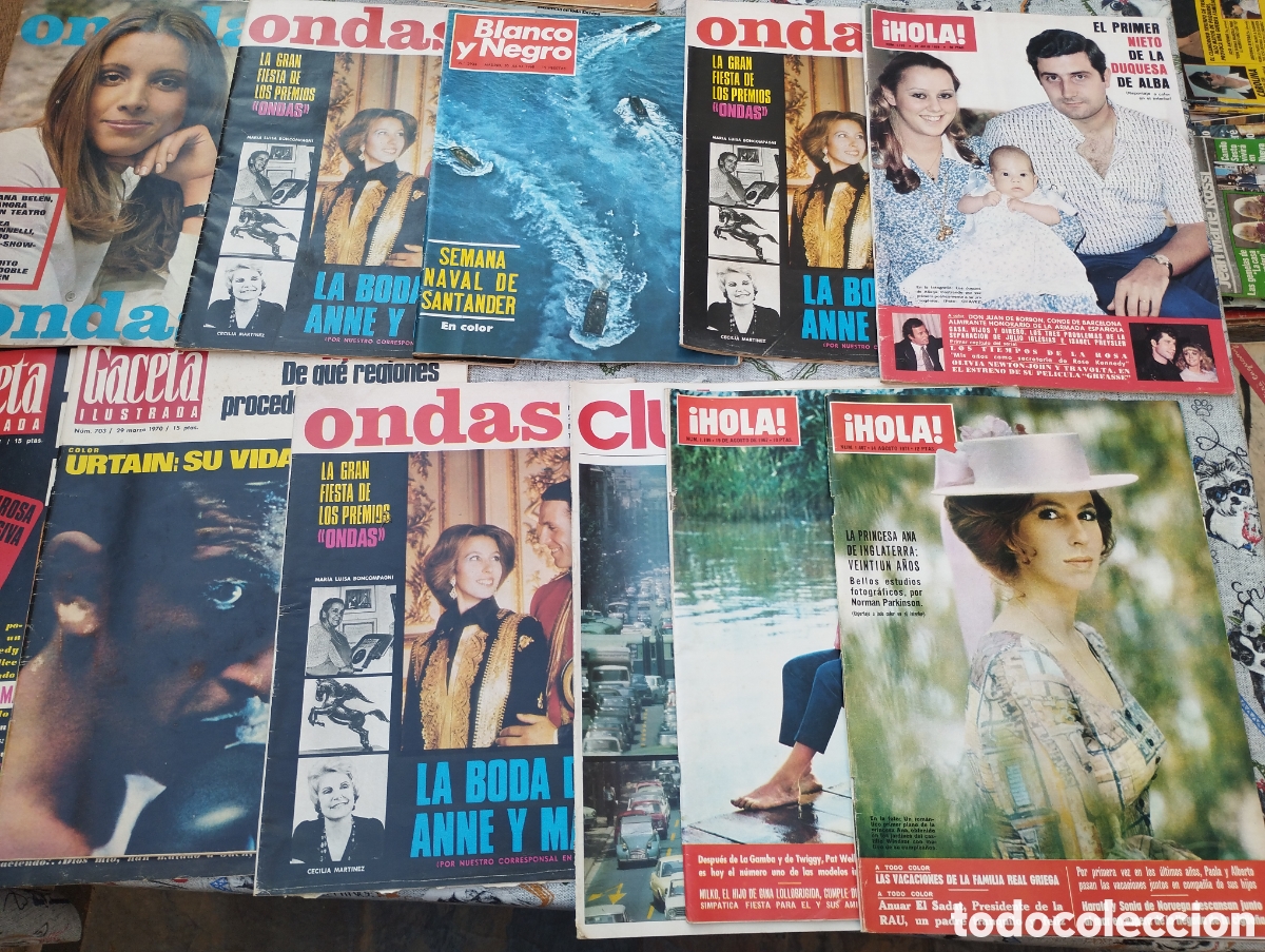 Coleccionismo de revistas y peri&oacute;dicos: Lote de 11 revistas variadas a&ntilde;os 70