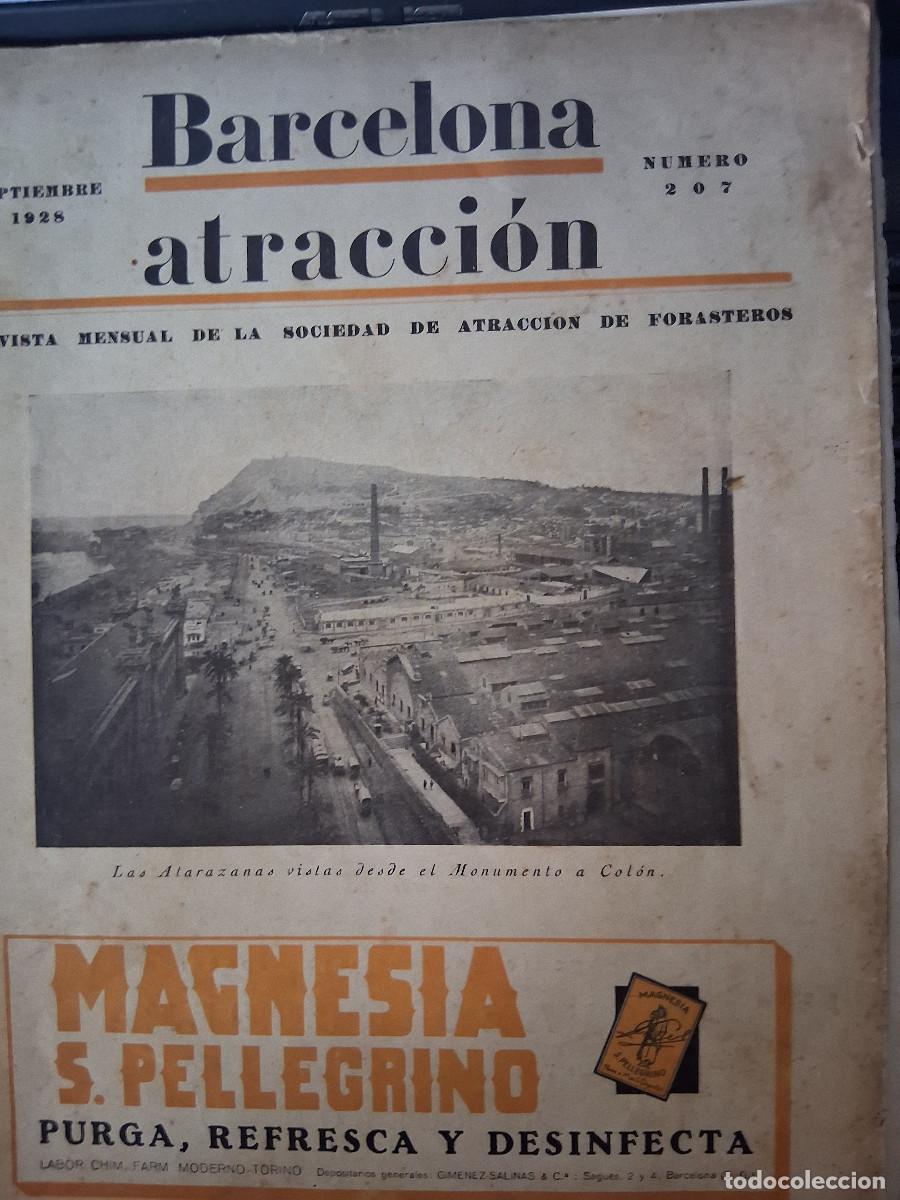 Coleccionismo de revistas y peri&oacute;dicos: BARCELONA ATRACCCI&Oacute;N n&ordm; 207 Sumario &ldquo;Exposici&oacute;n de Barcelona 1929 Palacio de las Misiones&rdquo; por PM d