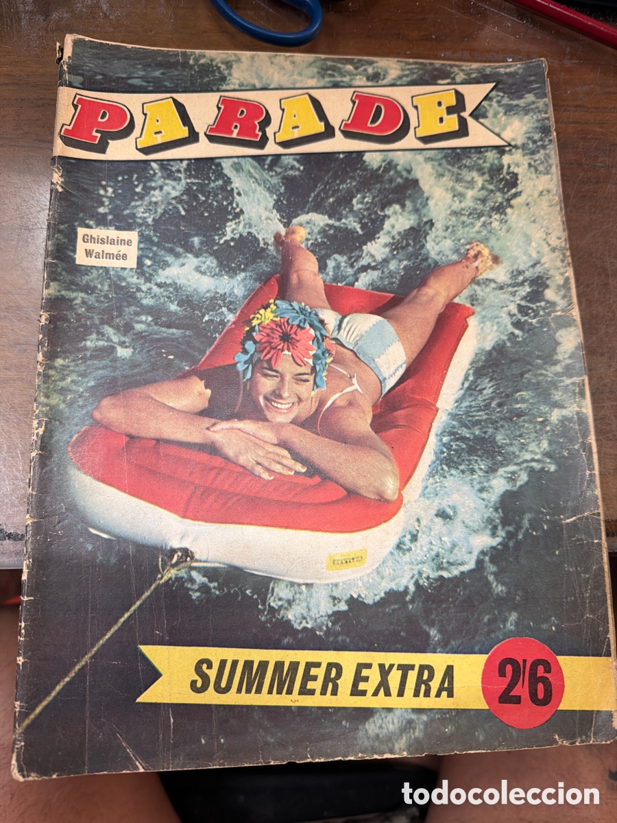 Coleccionismo de revistas y peri&oacute;dicos: Revista er&oacute;tica vintage pin-ups PARADE.nudismo.summer extra .a&ntilde;o 1964
