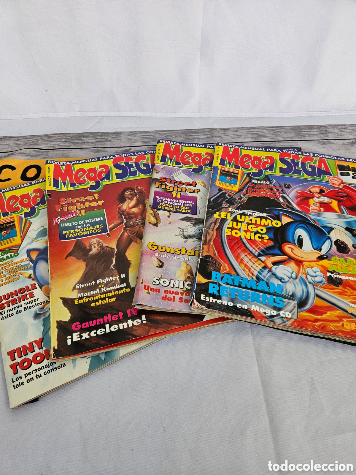 Sammeln von Zeitschriften und Zeitungen: 4 REVISTAS MEGA SEGA NUM. 1, 4, 6, 7
