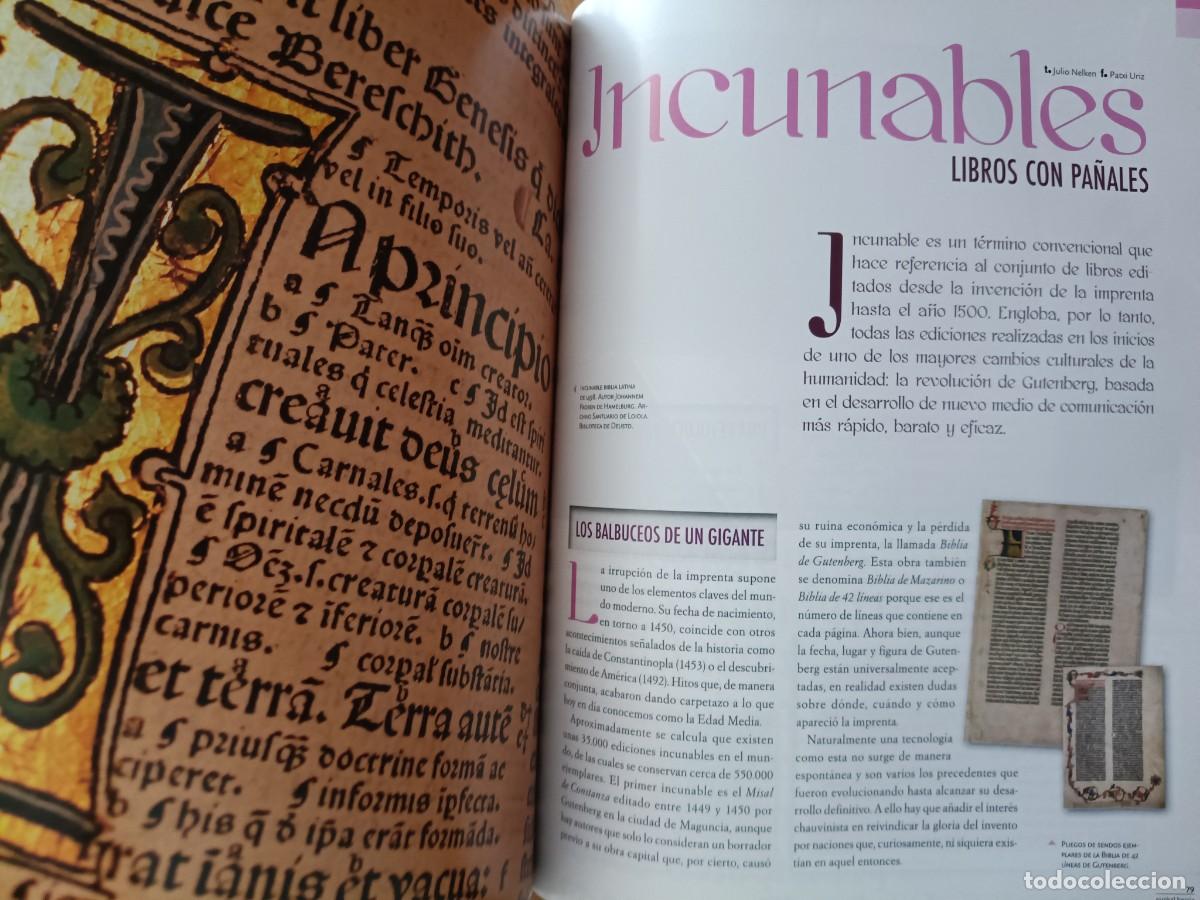 Coleccionismo de revistas y peri&oacute;dicos: LIBROS INCUNABLES. 8 PAGS. DE REVISTA EUSKAL HERRIA, 2013