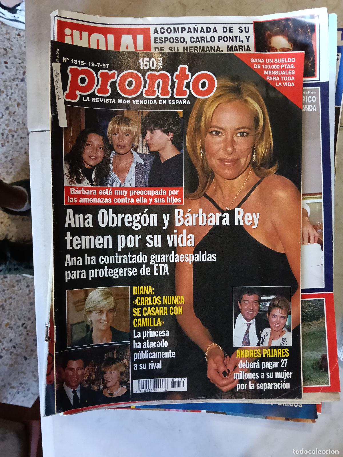 Coleccionismo de revistas y peri&oacute;dicos: REVISTA PRONTO N&ordm; 1315