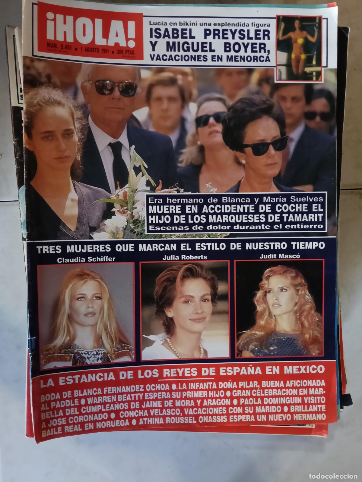 Coleccionismo de revistas y peri&oacute;dicos: REVISTA HOLA N&ordm; 2451