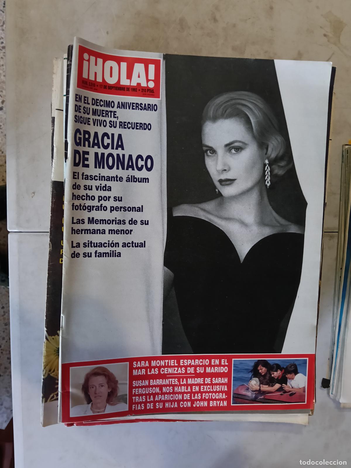 Coleccionismo de revistas y peri&oacute;dicos: REVISTA HOLA N&ordm; 2510 GRACIA DE MONACO