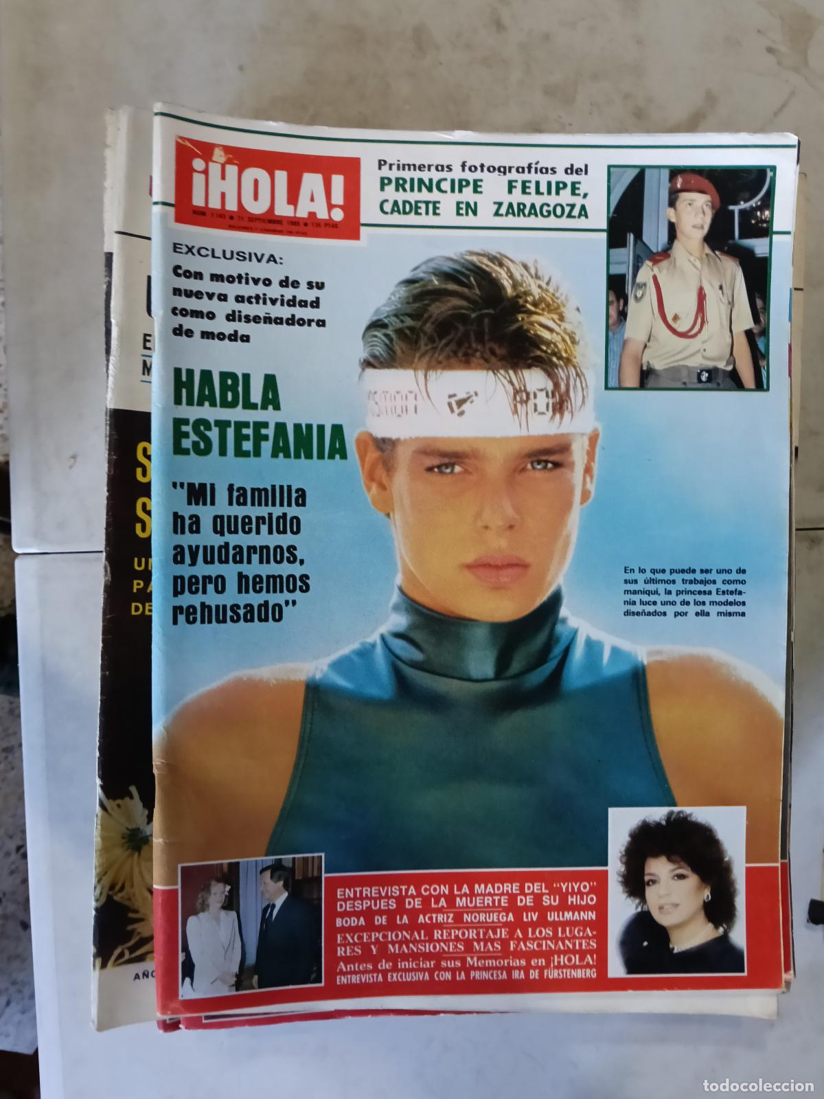 Coleccionismo de revistas y peri&oacute;dicos: REVISTA HOLA N&ordm; 2143 FELIPE CADETE EN ZARAGOZA