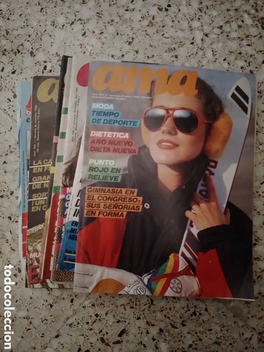 Coleccionismo de revistas y peri&oacute;dicos: Lote de 16 revistas Ama. A&ntilde;os 80.