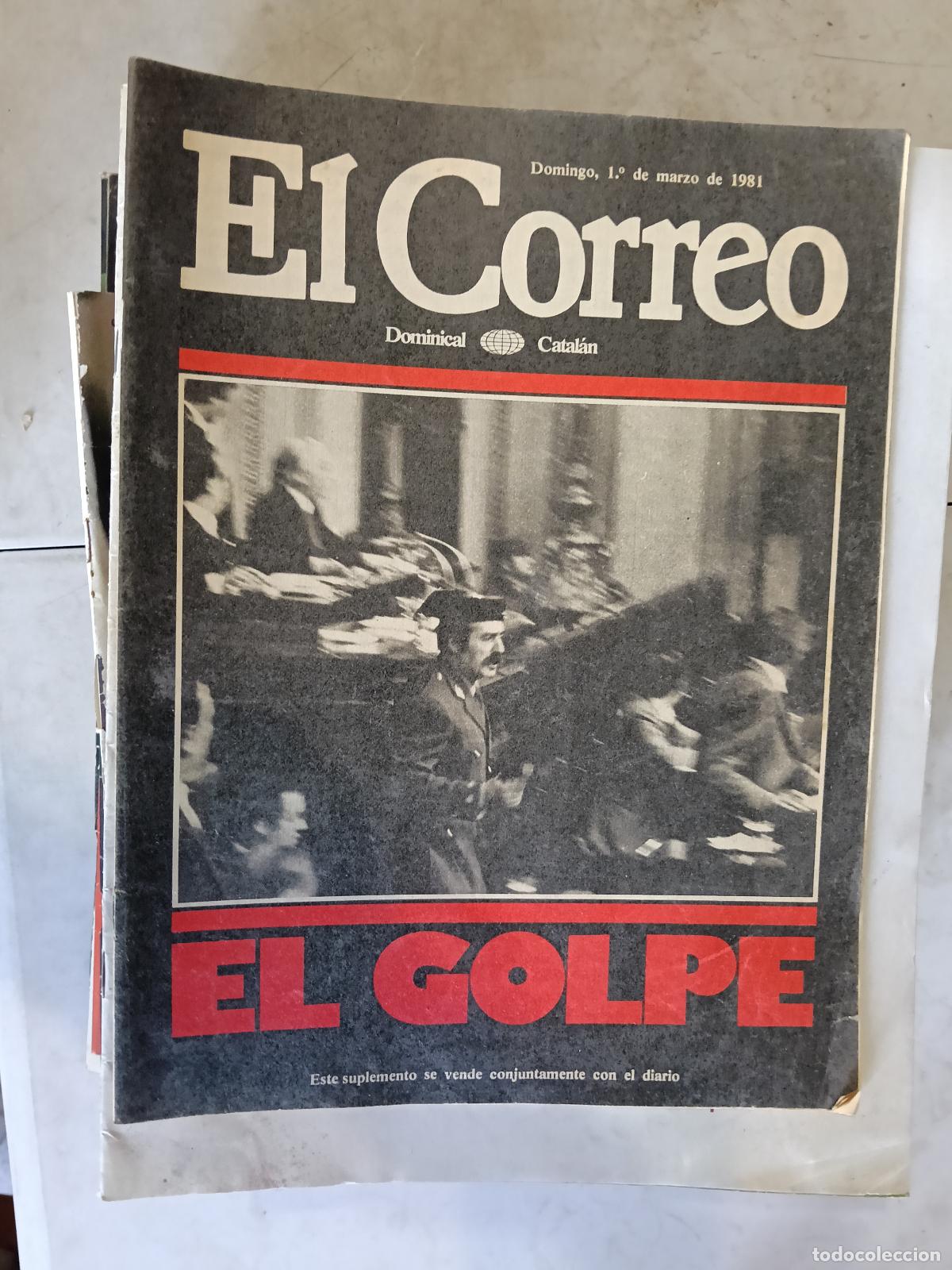 Coleccionismo de revistas y peri&oacute;dicos: REVISTA EL CORREO EL GOLPE DE ESTADO 1 DE MARZO 1981