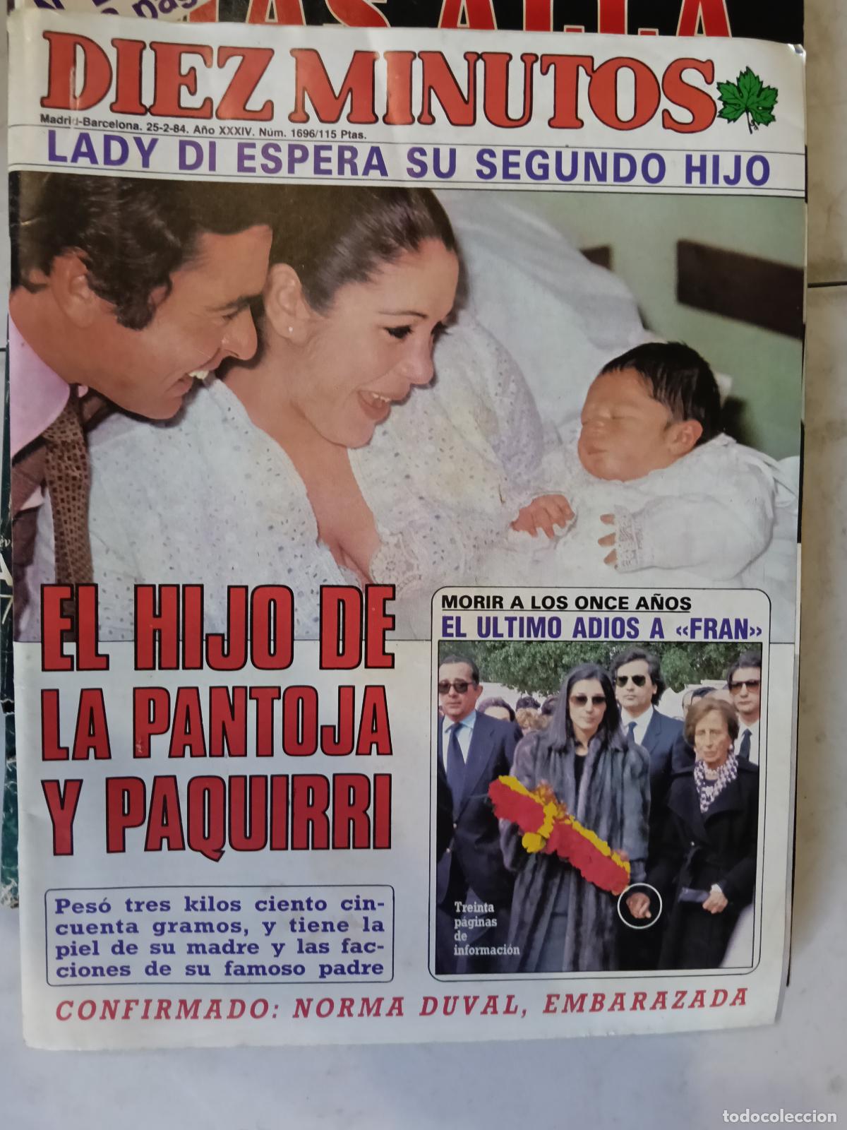 Coleccionismo de revistas y peri&oacute;dicos: REVISTA DIEZ MINUTOS N&ordm; 1696 PAQUIRRI LADY DIANA