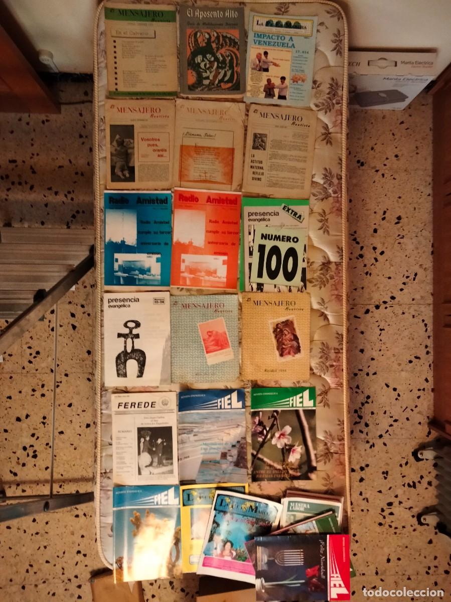 Coleccionismo de revistas y peri&oacute;dicos: Revistas y fasc&iacute;culos evangel&iacute;sticos varios de los a&ntilde;os 70 a 90.