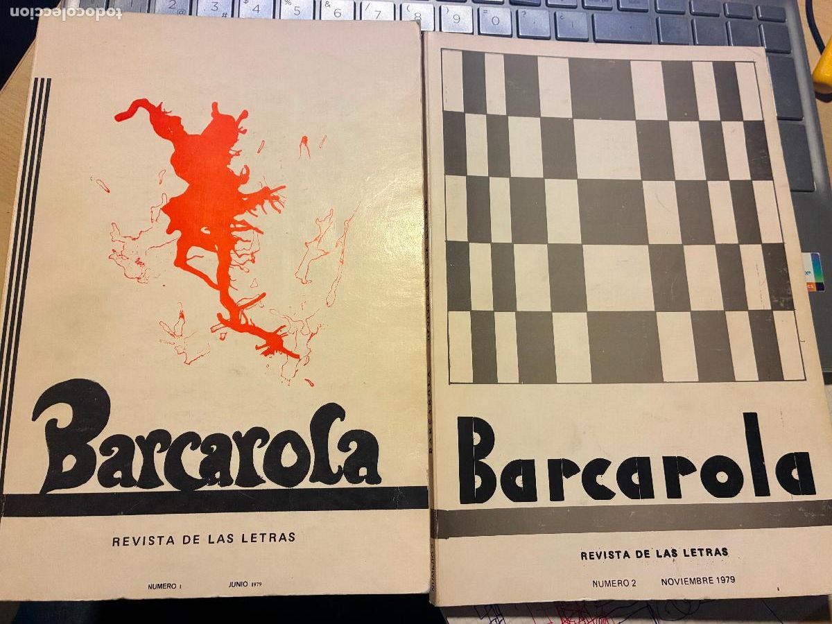 Coleccionismo de revistas y peri&oacute;dicos: Albacete revista de las letras literaria Barcarola numero 1 y 2 a&ntilde;o 1979 tapa blanda 126 pgs c/u