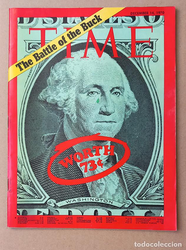 Coleccionismo de revistas y peri&oacute;dicos: The Battle of the Buck. Gertrude Stein. Time Dec 14, 1970
