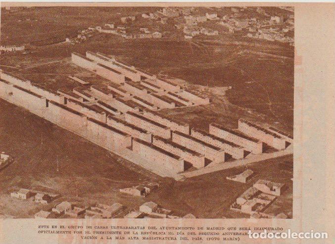 Coleccionismo de revistas y peri&oacute;dicos: MADRID * Grupo de casas ultrabaratas - 1933