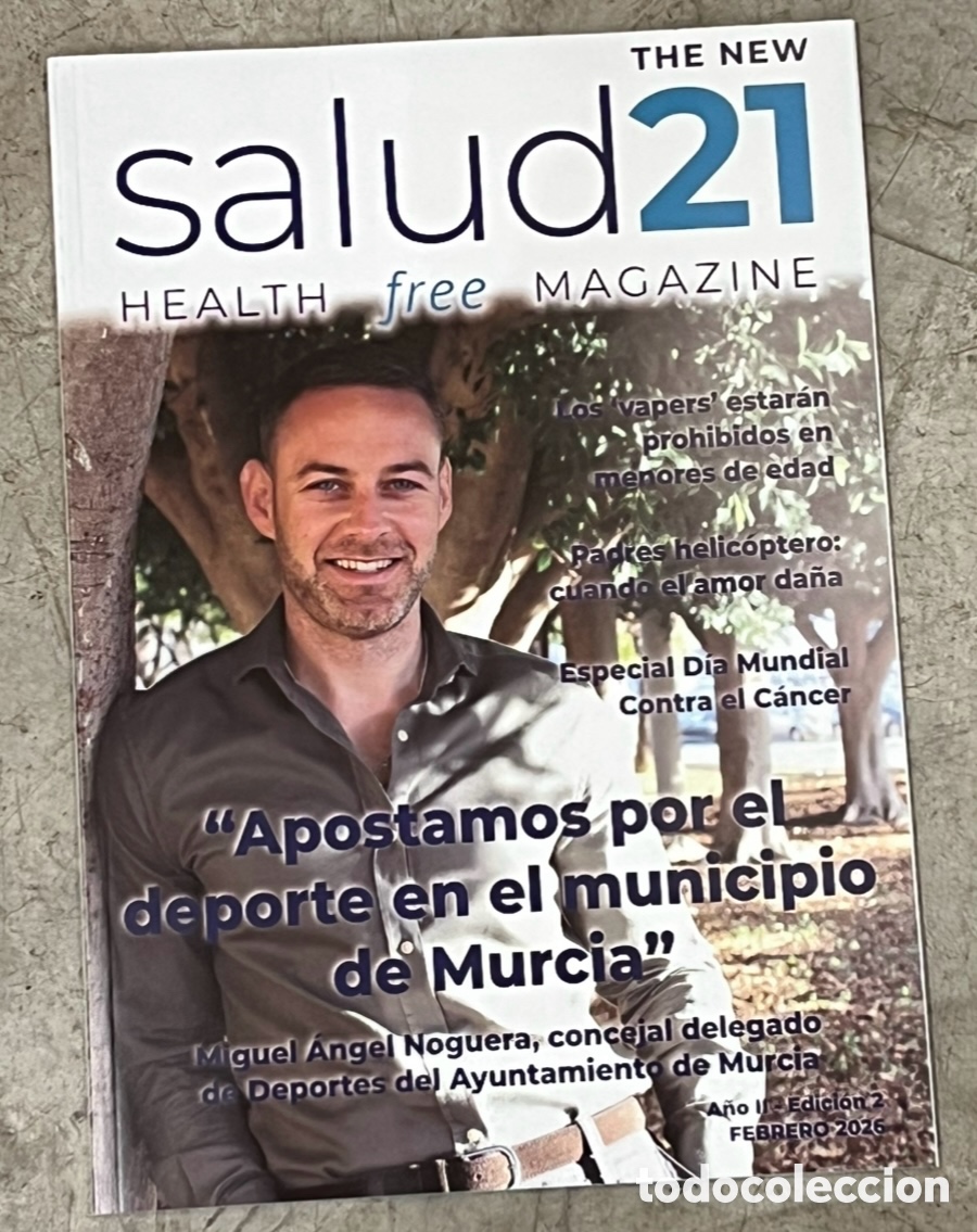 Coleccionismo de revistas y peri&oacute;dicos: Revista. SALUD21. 2026. Apostamos por el Deporte en el Municipio de Murcia.