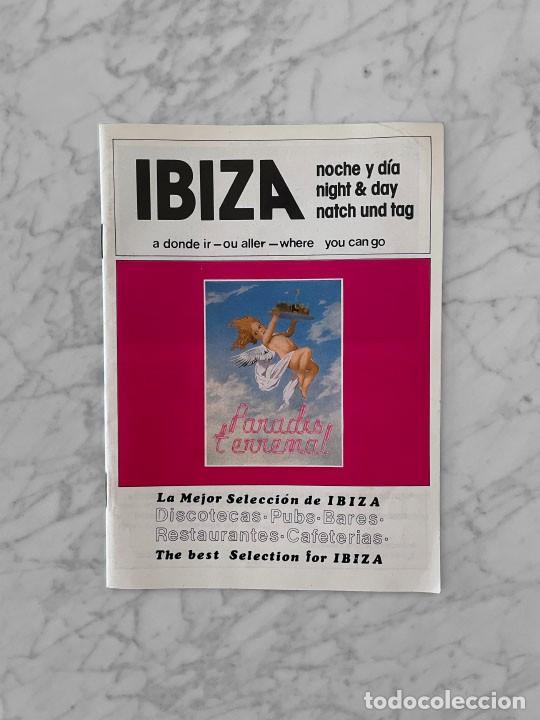 Coleccionismo de revistas y peri&oacute;dicos: IBIZA - NOCHE Y DIA - 1983 - DISCOTECAS, PUBS, BARES, RESTAURANTES, CAFETERIAS