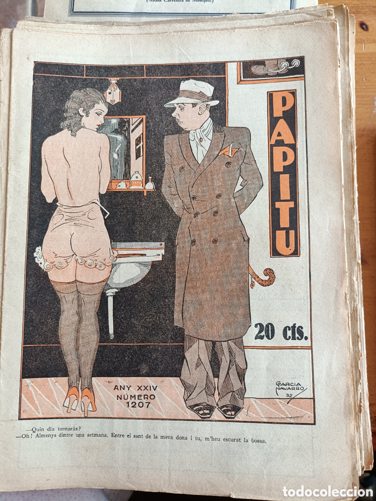 Coleccionismo de revistas y peri&oacute;dicos: Papitu n&ordm; 1207 4 de maig de 1932