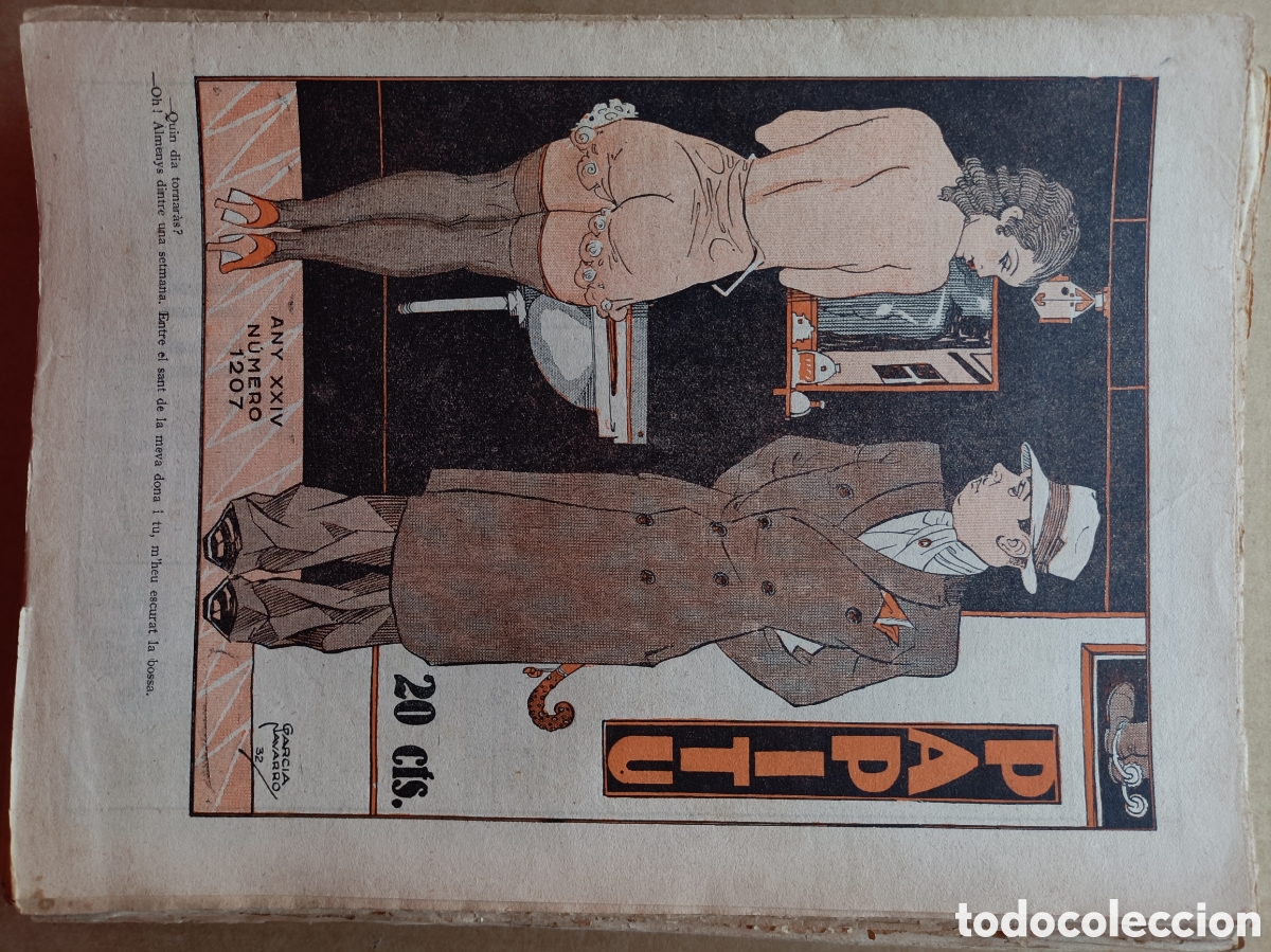 Coleccionismo de revistas y peri&oacute;dicos: Papitu n&ordm; 1207 4 de maig de 1932