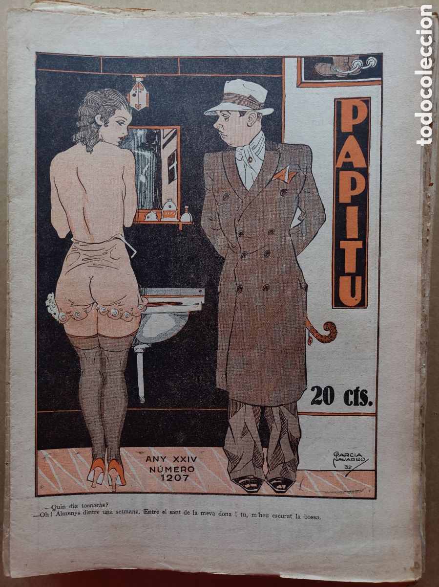 Coleccionismo de revistas y peri&oacute;dicos: Papitu n&ordm; 1207 4 de maig de 1932