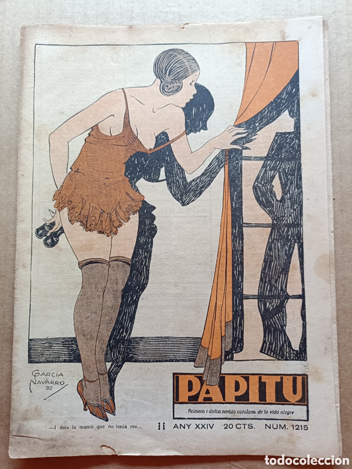 Coleccionismo de revistas y peri&oacute;dicos: Papitu n&ordm; 1215 del 29 de juny de 1932