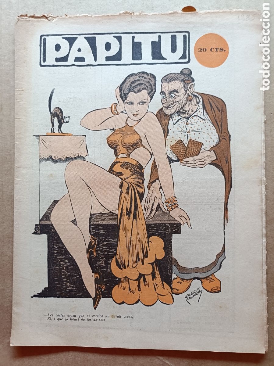 Collection Magazines and Newspapers: Papitu n&ordm; 1385 del 18 de setembre de 1935. Primera i &uacute;nica revista de la vida alegre. En bon estat.