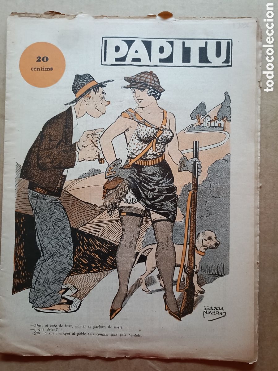 Collection Magazines and Newspapers: Papitu n&ordm; 1386 del 25 de setembre de 1935. Primera i &uacute;nica revista de la vida alegre. En bon estat.