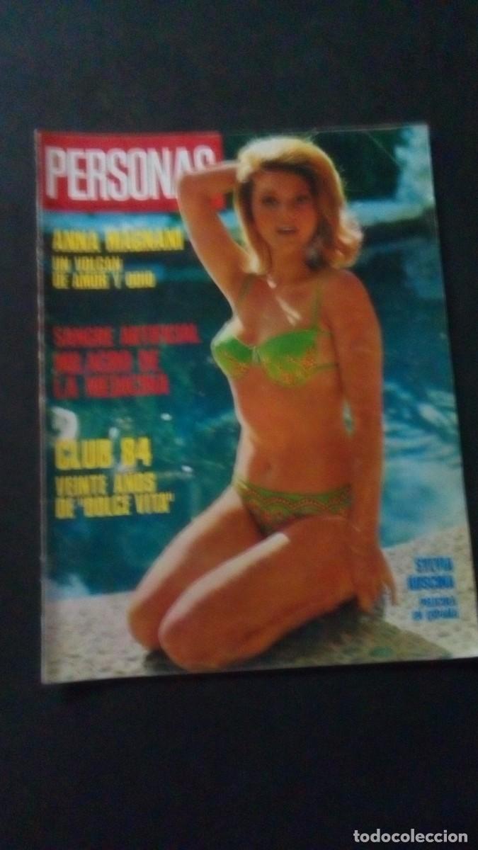 Coleccionismo de revistas y peri&oacute;dicos: PERSONAS 39-1973-SYLVIA KOSCINA-BARBARA BOUCHET-ANNA MAGNANI-CAROLYN MUNRO