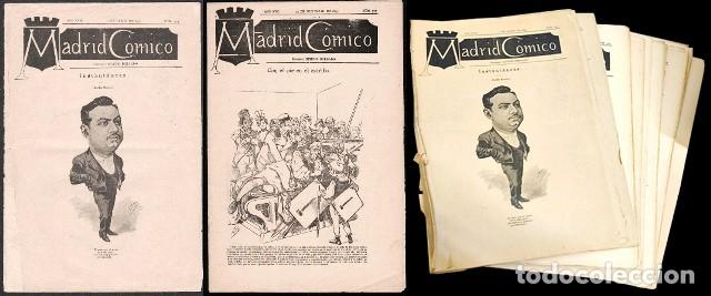 Coleccionismo de revistas y peri&oacute;dicos: REVISTA MADRID COMICO A&Ntilde;O 1897 (COMPLETO) - 50 REVISTAS N&ordm; 725 AL 775 - A-REV-3154