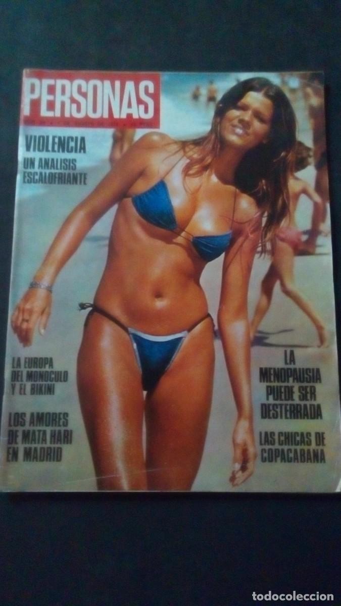 Coleccionismo de revistas y peri&oacute;dicos: PERSONAS 58-1974-DENISE BROWN-MARISA BEL-JANE SEYMOUR-MISS UNIVERSO