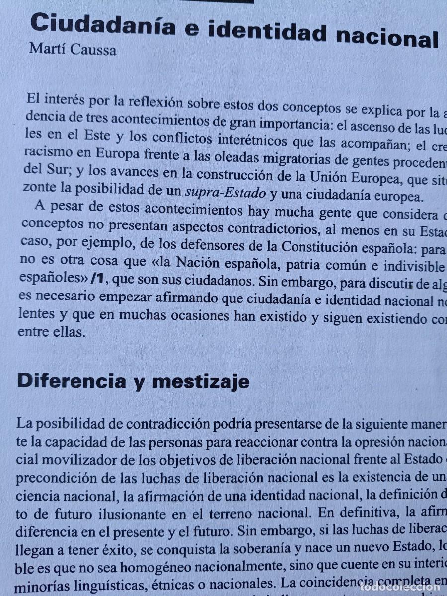 Coleccionismo de revistas y peri&oacute;dicos: IDENTIDAD NACIONAL, CIUDADAN&Iacute;A, AUTODETERMINACI&Oacute;N Y MINOR&Iacute;AS. 6 PAGINAS DE REVISTA VIENTO SUR 1992