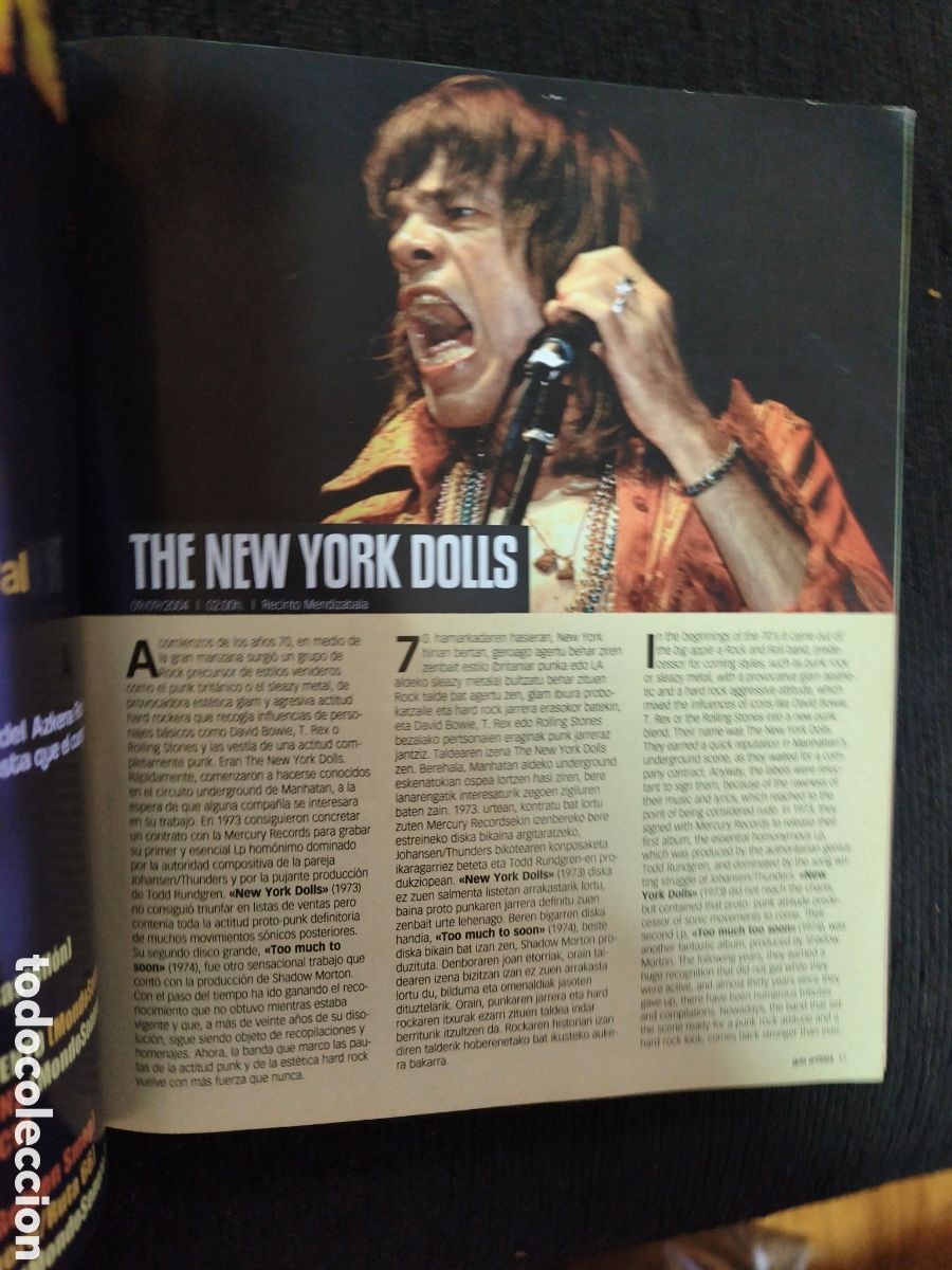 Coleccionismo de revistas y peri&oacute;dicos: Programa del Azkenarock 2004 en buen estado - Foto 4
