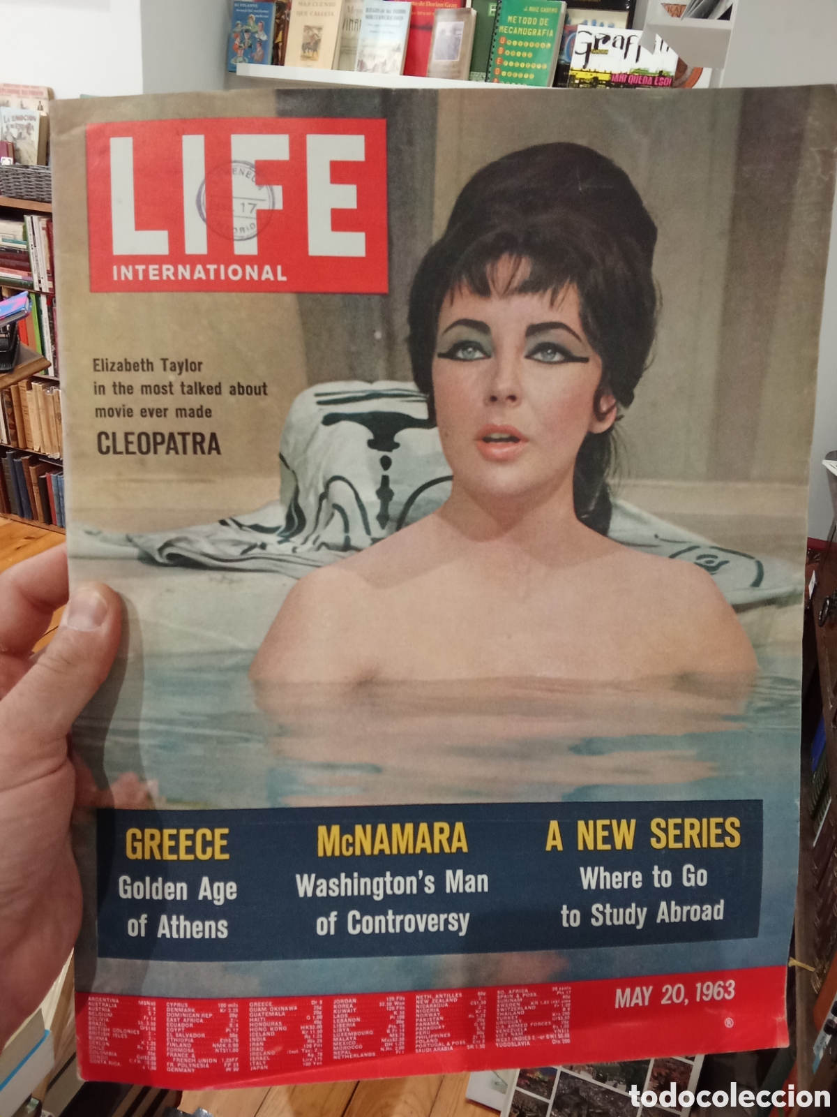 Coleccionismo de revistas y peri&oacute;dicos: Life May 20 1963 - Elizabeth Taylor