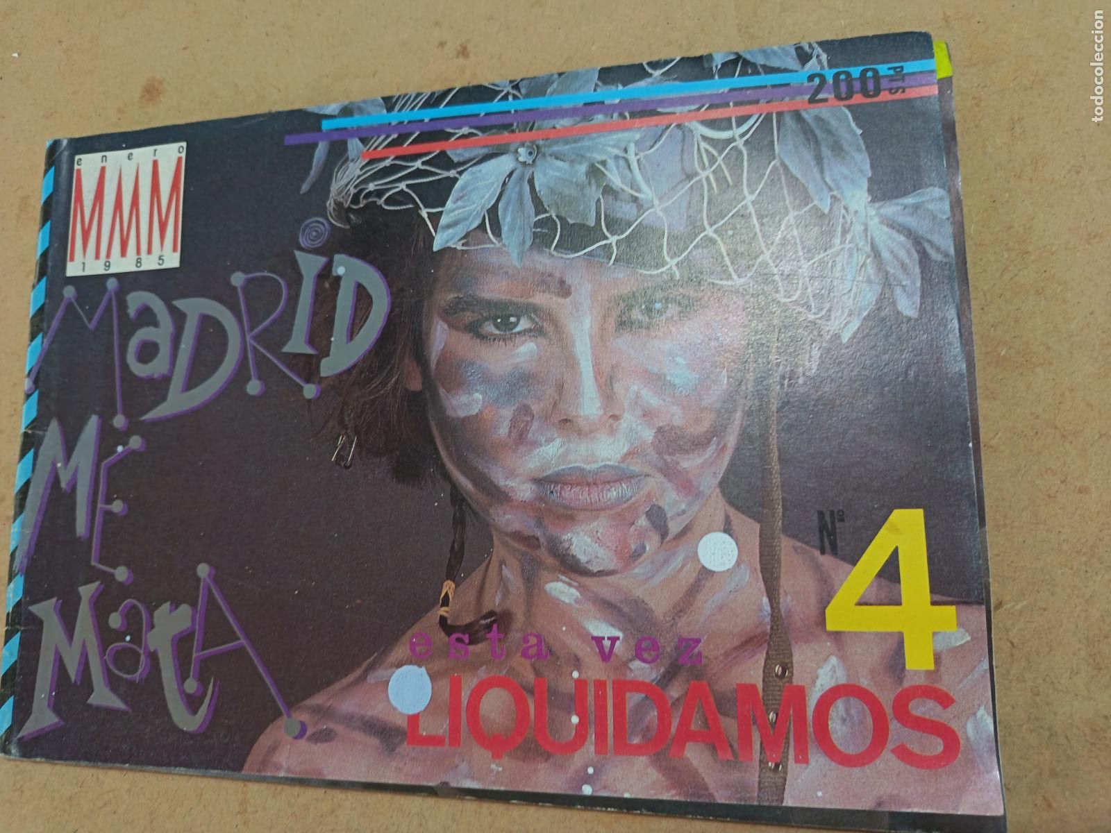 Coleccionismo de revistas y peri&oacute;dicos: MMM. REVISTA MADRID ME MATA. N&ordm; 4. ENE-1985. 66 PP. MUY ILUSTRADA.