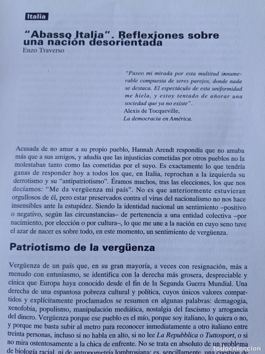 Coleccionismo de revistas y peri&oacute;dicos: CAUSAS DEL RESURGIMIENTO DE LA ULTRADERECHA EN ITALIA. 13 P&Aacute;GINAS DE REVISTA VIENTO SUR 1994