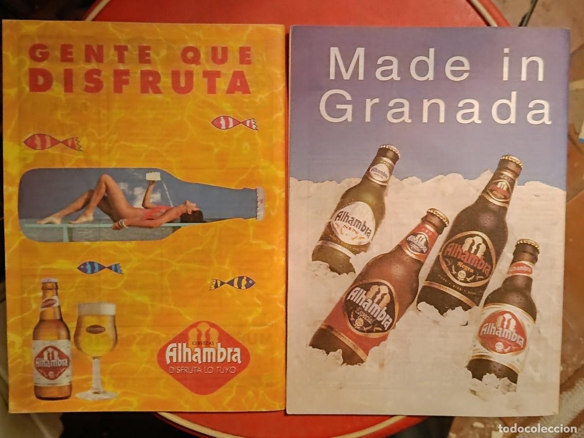 Coleccionismo de revistas y peri&oacute;dicos: MUCHO MOTRIL CONTRAPORTADA ANUNCIO CERVEZAS ALHAMBRA