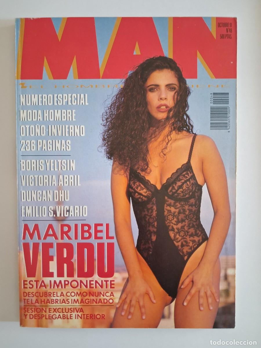 Coleccionismo de revistas y peri&oacute;dicos: REVISTA MAN - MARIBEL VERDU N&ordm; 48 1991. Poster Central Desplegable