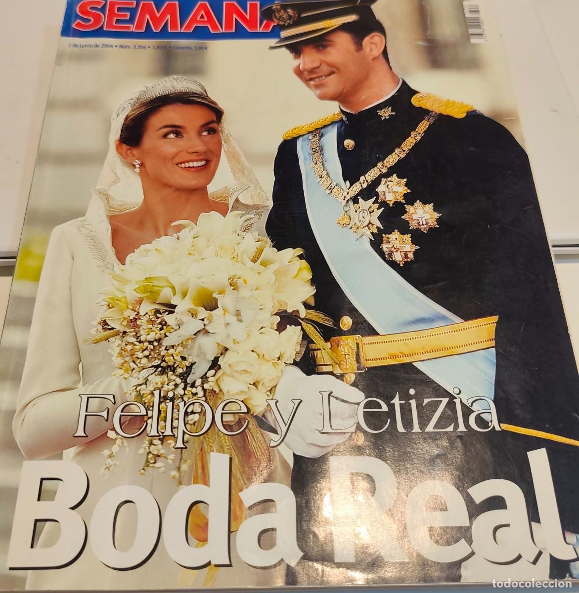 Coleccionismo de revistas y peri&oacute;dicos: SEMANA 2004 N&ordm; 3356 - FELIPE Y LETIZIA BODA REAL - 324 PG - FOTOS AD