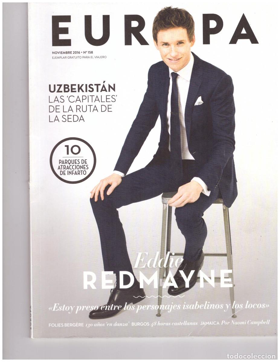 Coleccionismo de revistas y peri&oacute;dicos: REVISTA EUROPA: EDDIE REDMAYNE / VANESA MARTIN / ROZAL&Eacute;N / PEDRO ALMODOVAR / PACO SANCHEZ