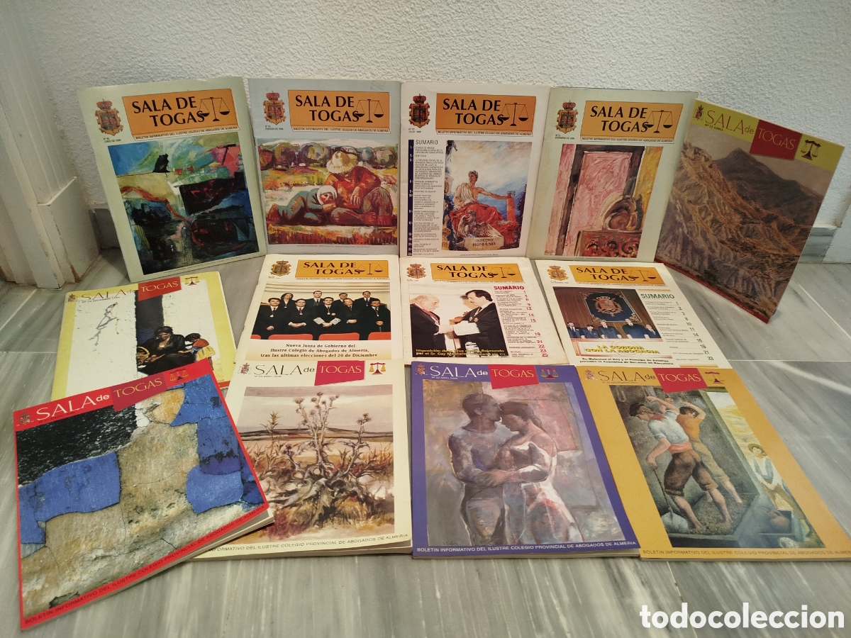 Coleccionismo de revistas y peri&oacute;dicos: Lote 13 Revistas Sala de Togas (Colegio Abogados Almer&iacute;a) 1995-2006