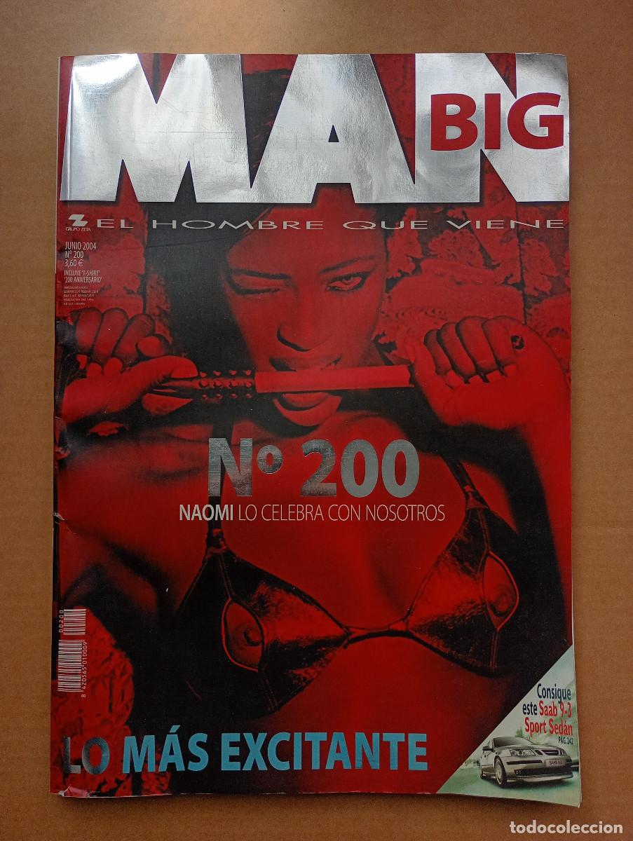 Coleccionismo de revistas y peri&oacute;dicos: REVISTA MAN BIG N&Uacute;MERO 200 - NAOMI CAMPBELL
