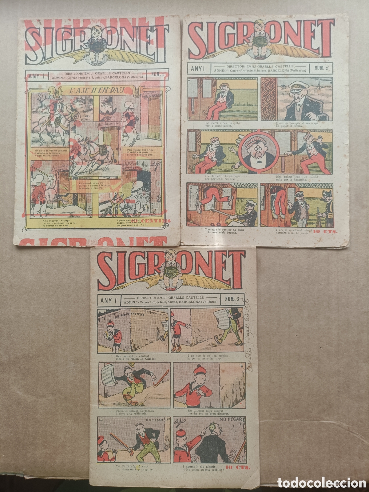 Coleccionismo de revistas y peri&oacute;dicos: Lot Reservat Sigronet n&ordm; 1, 2 i 3