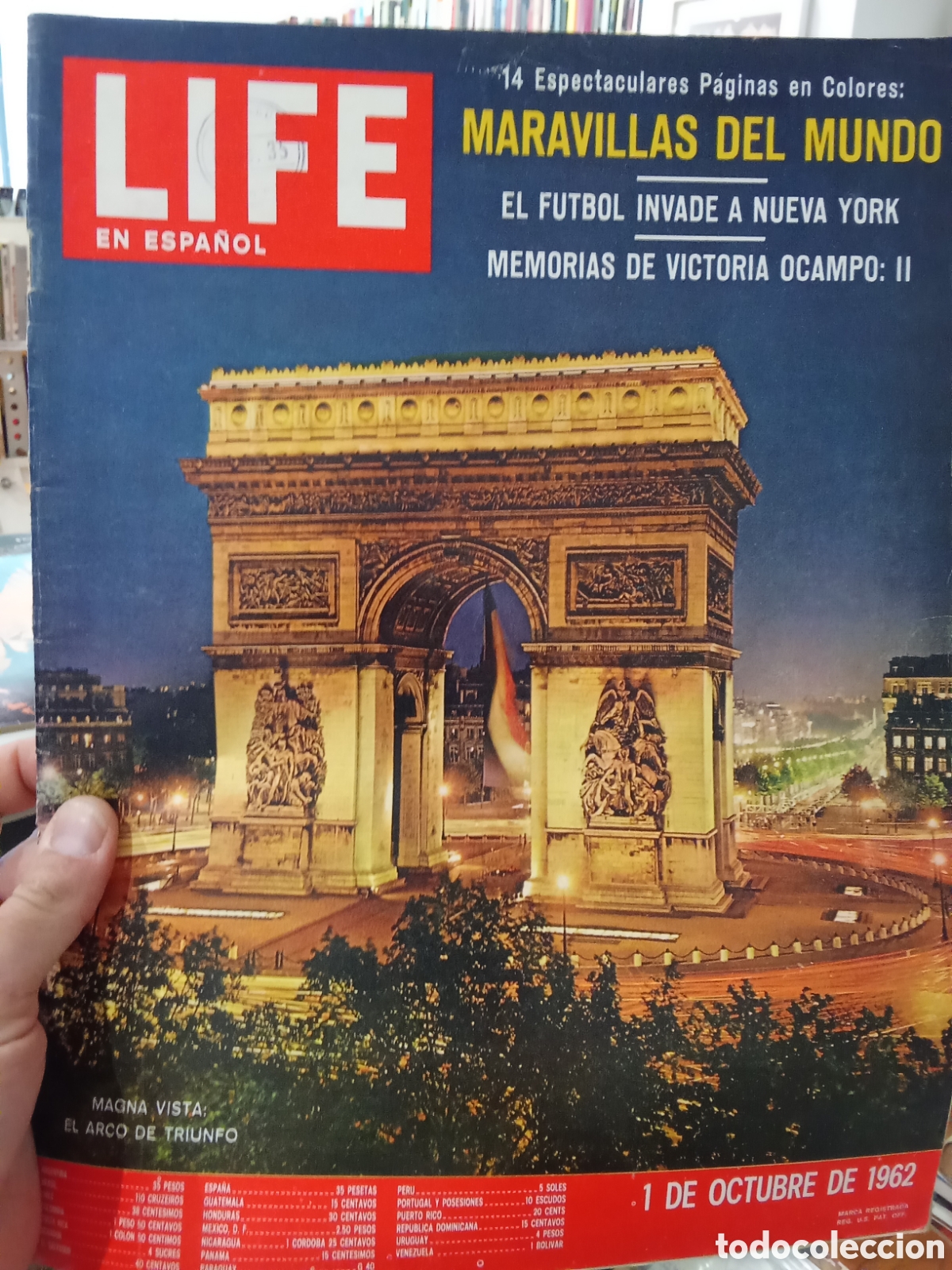 Coleccionismo de revistas y peri&oacute;dicos: Life en espa&ntilde;ol - 1 de Octubre de 1962