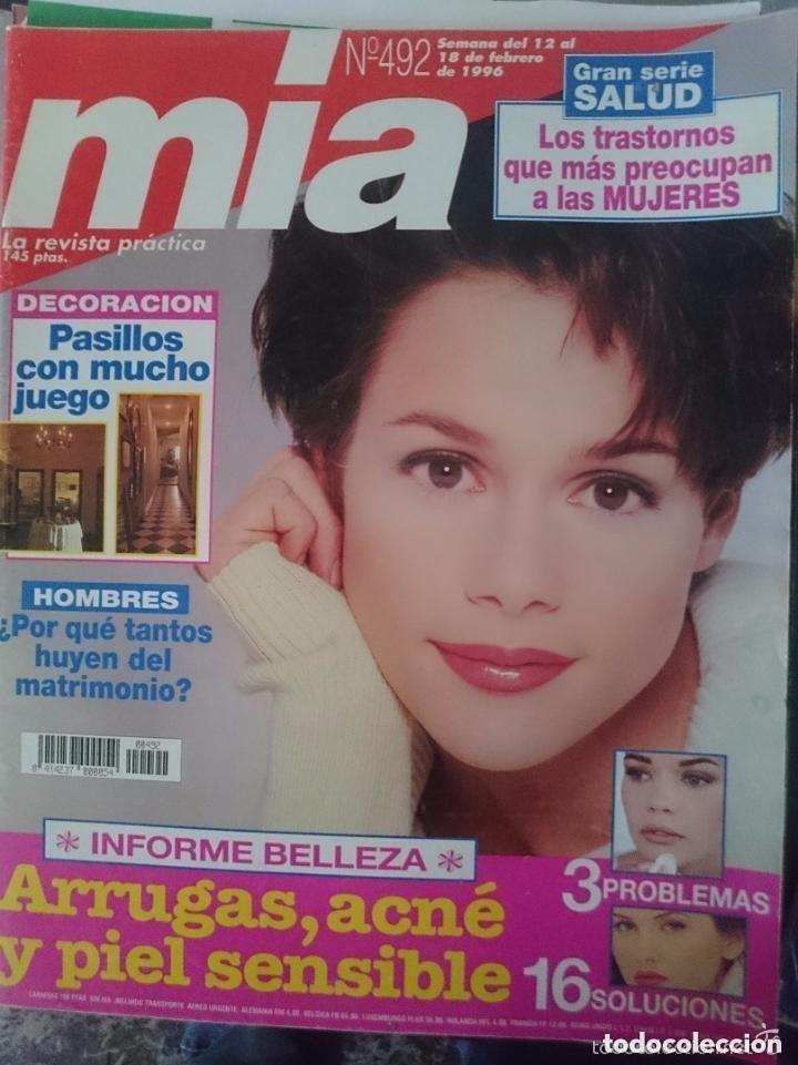 Coleccionismo de revistas y peri&oacute;dicos: MIA N 492 DEL 12 AL 18 FEBRERO 1996 -Arrugas, acn&eacute; y piel sensible 16 soluciones para 3 problemas