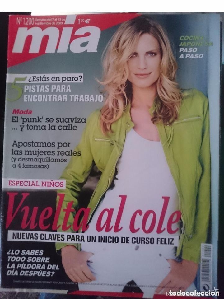 Coleccionismo de revistas y peri&oacute;dicos: MIA N 1200 DEL 7 AL 13 SEPTIEMBRE 2009 -Cocina japonesa paso a paso - -Vuelta al cole -p&iacute;ldora del