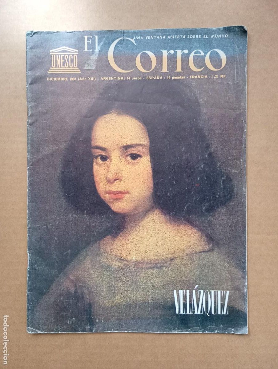 Coleccionismo de revistas y peri&oacute;dicos: EL CORREO DE LA UNESCO. N&ordm; 12. DIEGO DE VEL&Aacute;ZQUEZ. DICIEMBRE, 1960