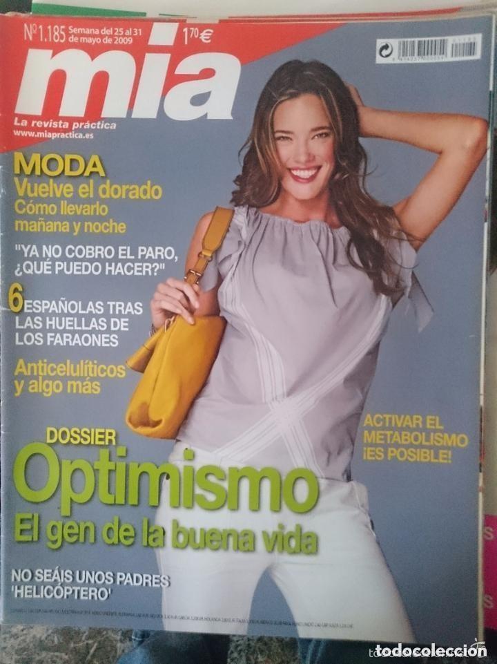 Coleccionismo de revistas y peri&oacute;dicos: MIA N 1185 DEL 25 AL 31 MAYO 2009 -Optimismo el gen de la buena vida - Activar el metabolismo -