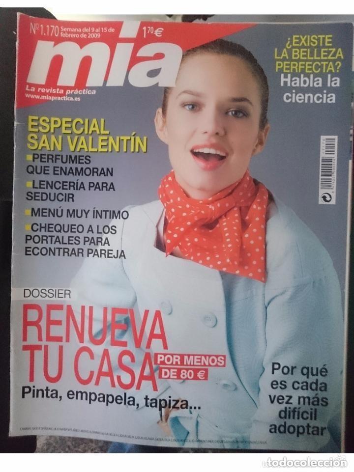 Coleccionismo de revistas y peri&oacute;dicos: MIA N 1170 DEL 9 AL 15 FEBRERO 2009 - Perfumes que enamoran - Lencer&iacute;a para seducir - Men&uacute; &iacute;ntimo