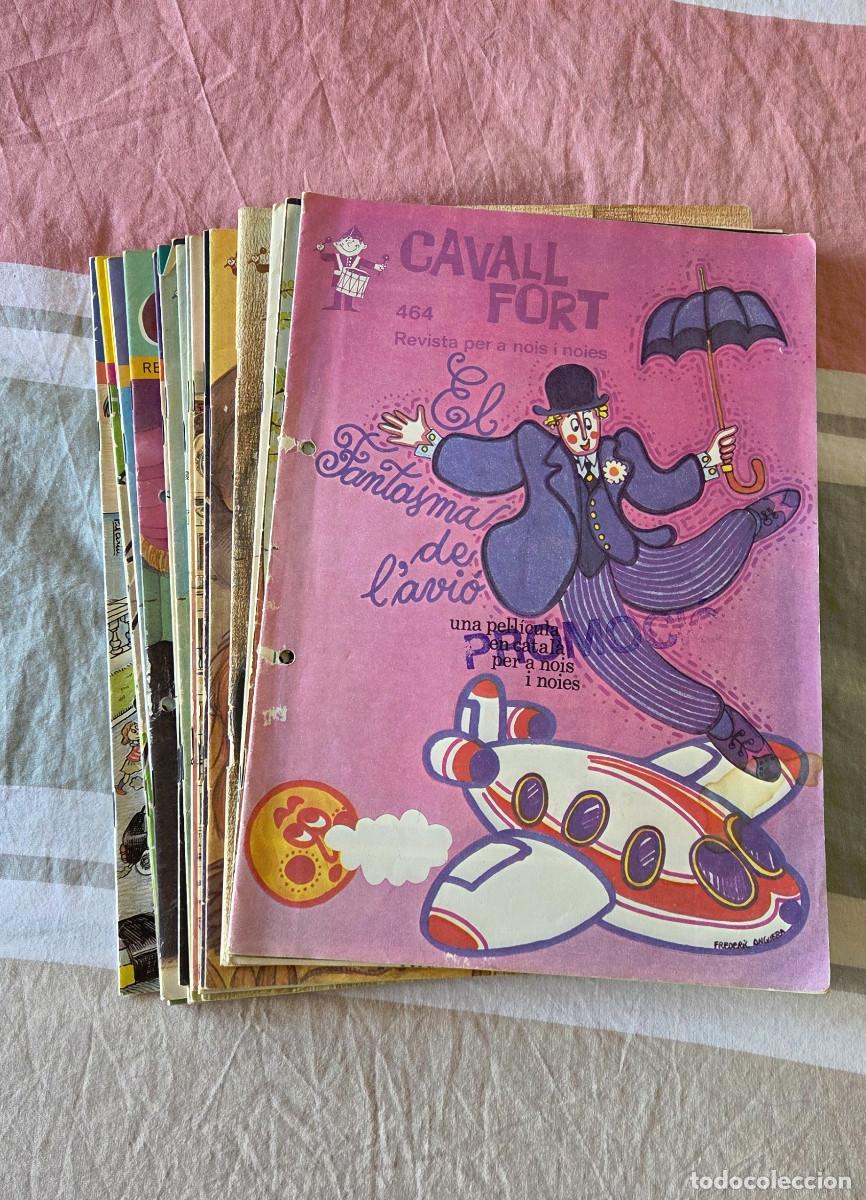 Coleccionismo de revistas y peri&oacute;dicos: CAVALL FORT &ndash; LOTE 18 REVISTAS EN CATAL&Aacute;N &ndash; A&Ntilde;OS 70/80 &ndash; N&Uacute;MEROS 470 A 583 APROX.