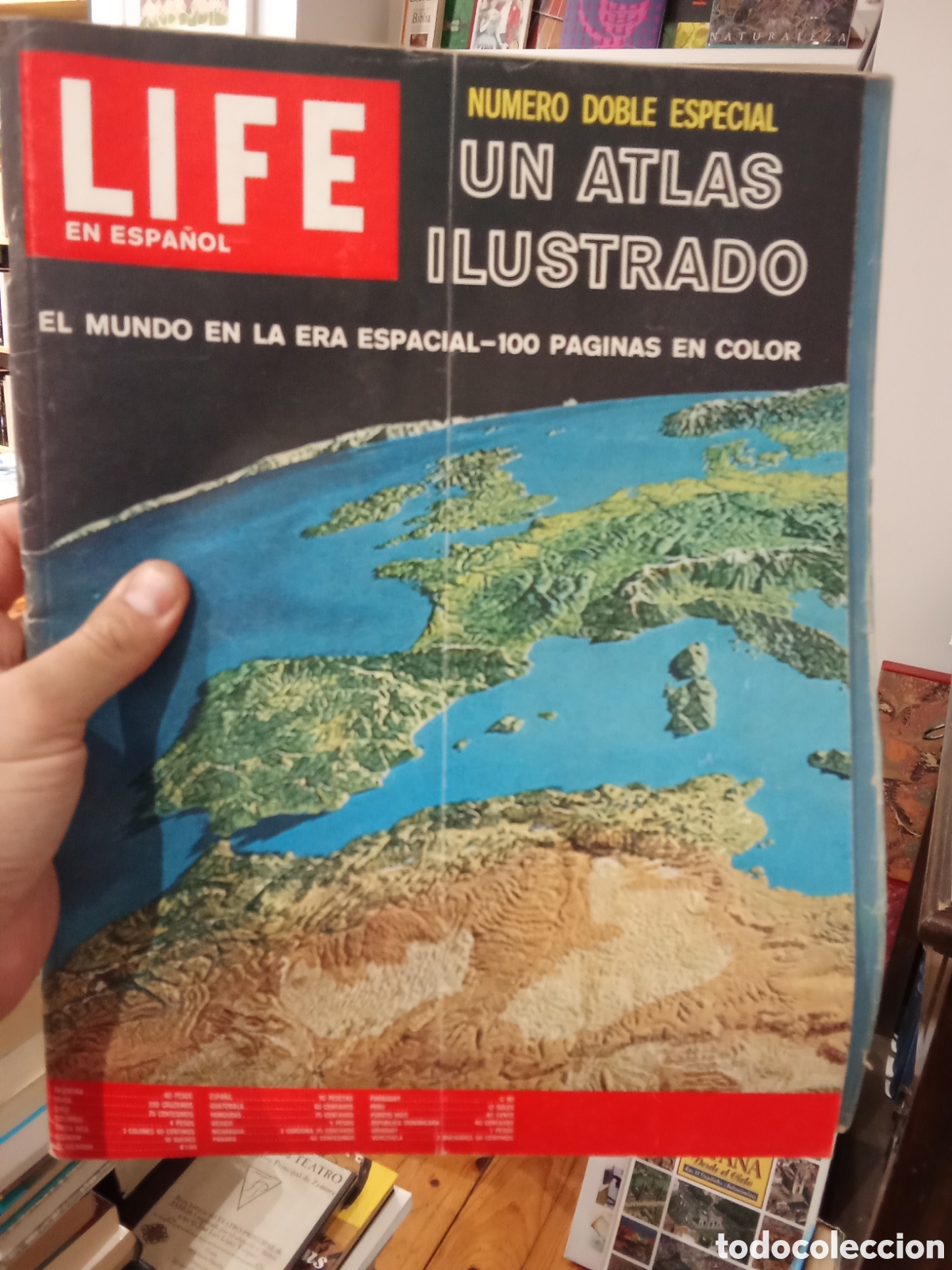 Coleccionismo de revistas y peri&oacute;dicos: Life en espa&ntilde;ol - N&uacute;mero Doble Especial Un Atlas Ilustrado