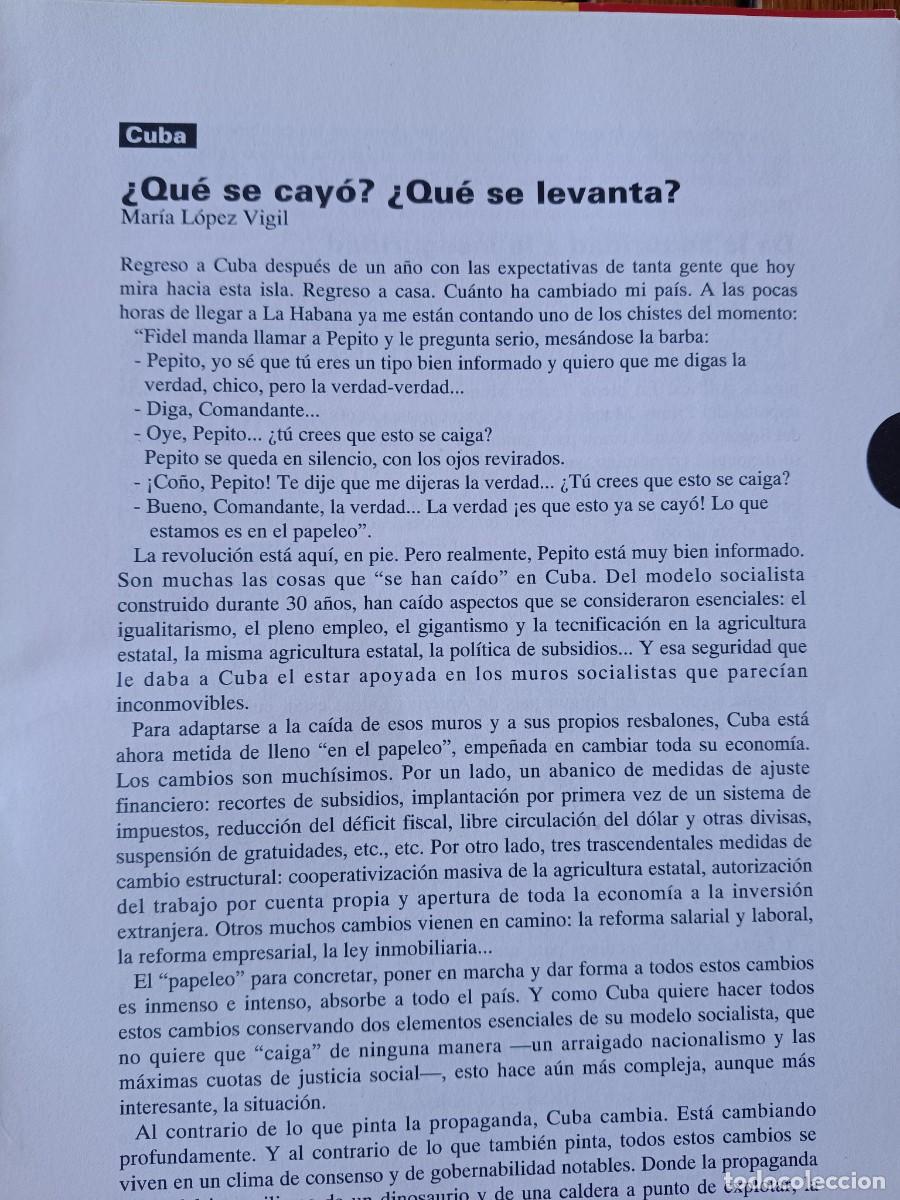 Coleccionismo de revistas y peri&oacute;dicos: CUBA. TRANSFORMACIONES Y CONTINUISMO.29 P&Aacute;GS. DE REVISTA VIENTO SUR 1995