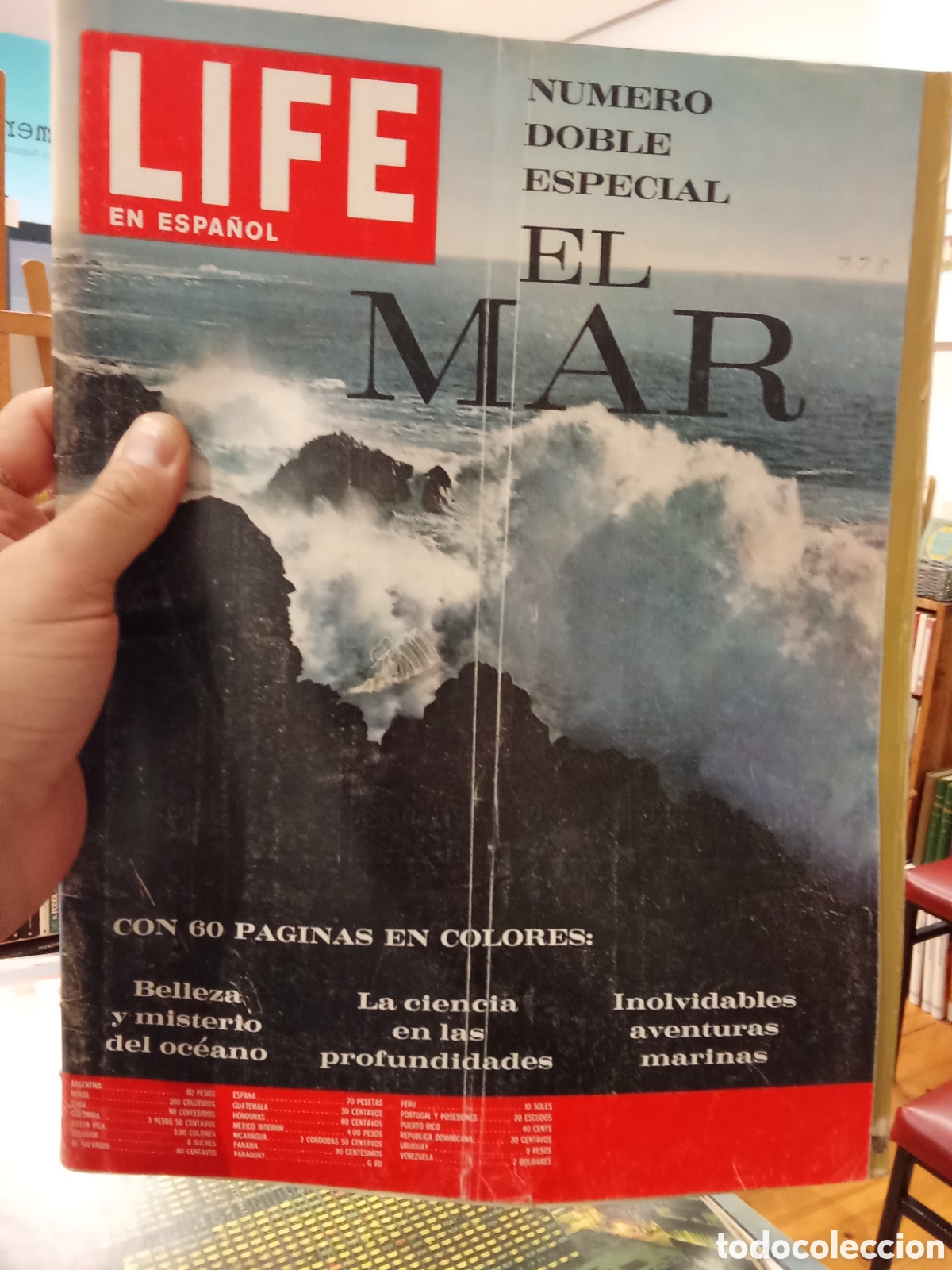 Coleccionismo de revistas y peri&oacute;dicos: Life en espa&ntilde;ol - N&uacute;mero Doble Especial El Mar