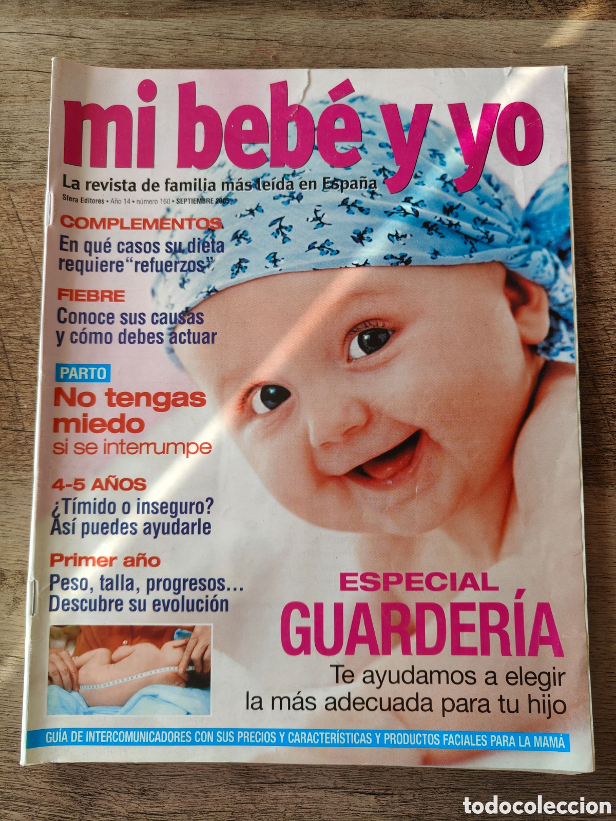 Coleccionismo de revistas y peri&oacute;dicos: Revista &rdquo;Mi beb&eacute; y yo&rdquo; n&deg; 160 de septiembre de 2005